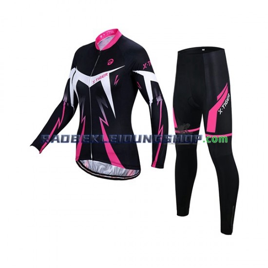 X-Tiger Set(Radtrikot Langarm und Radhose Lang) Damen N001