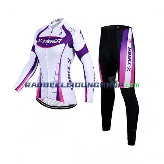 X-Tiger Set(Radtrikot Langarm und Radhose Lang) Damen N002