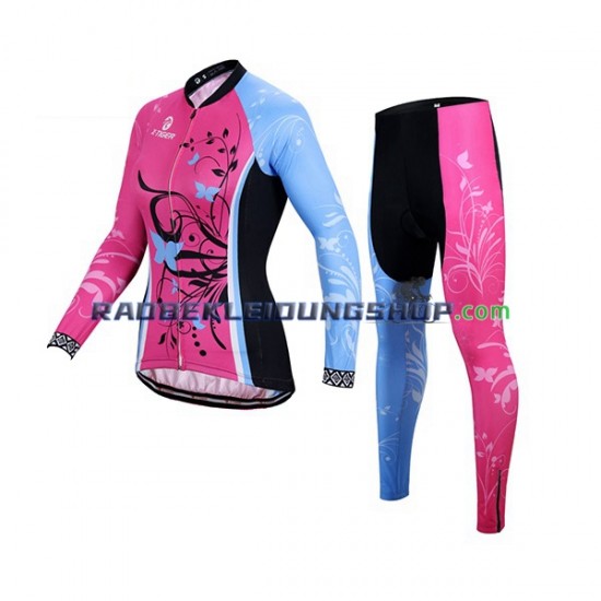 X-Tiger Set(Radtrikot Langarm und Radhose Lang) Damen N003